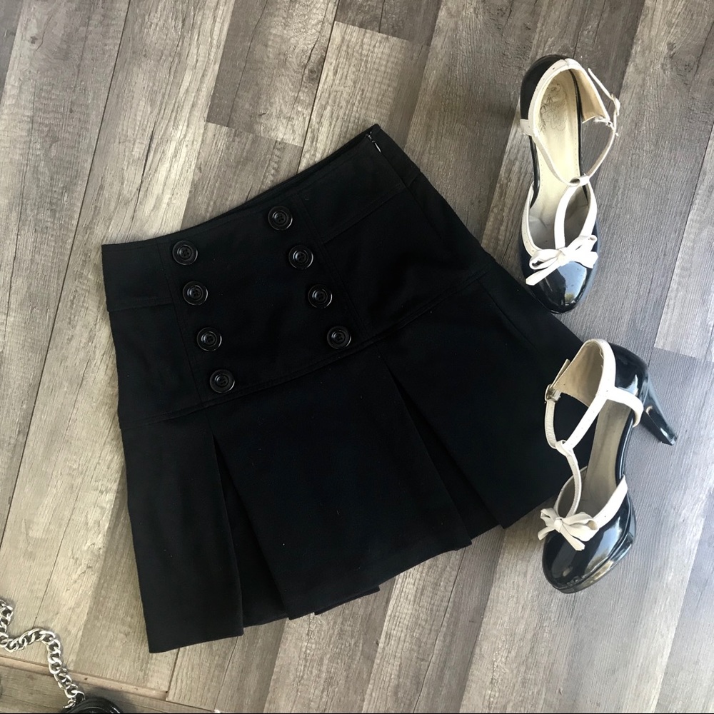 (SOLD ) High Waisted Pinup Sailor Skirt - Picture 8 of 8